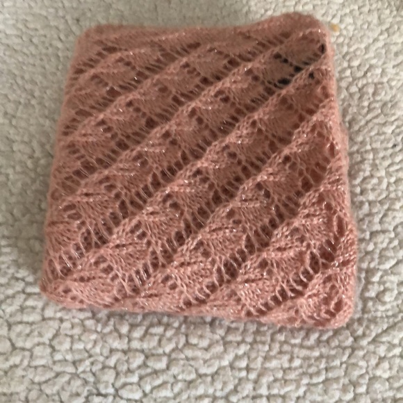 Ann Taylor Pink Knit Infinity Scarf - Picture 7 of 8